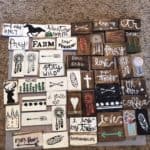 The EASIEST Rustic DIY Wood Magnets Made From A Ruler.