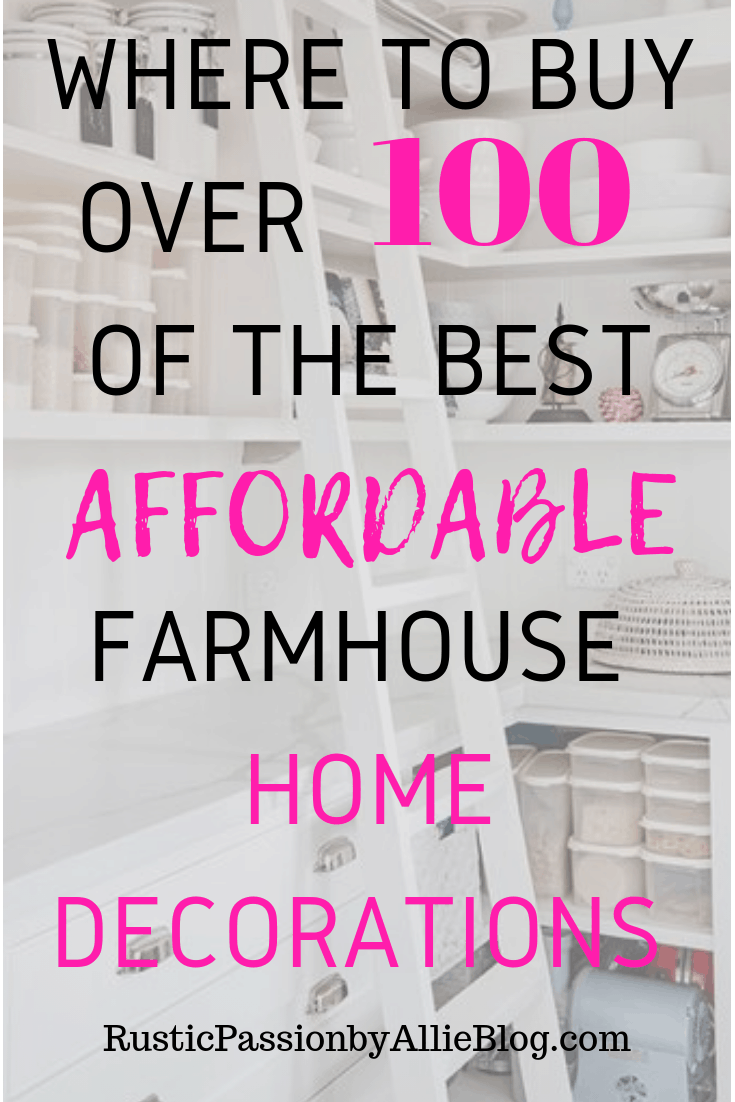 Affordable Farmhouse Home Decor - Cheap Farmhouse Home Decor - Home Decor - White Home Decor - Kitchen Home Decor - Bedroom Decor