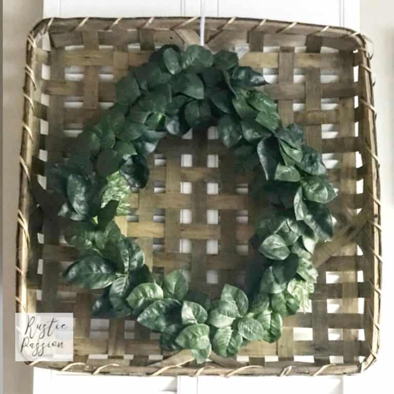 Learn how to Make your own Cheap Joanna Gaines Inspired DIY Magnolia Wreath.