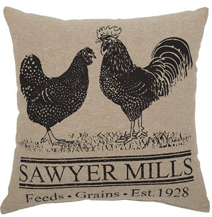 Farm Life Rooster 18 x 18 Throw Pillow Cover - IST Creates – IST Creates  by Innovative Solutions Texas, LLC