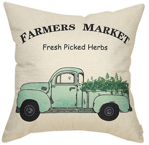 farmhouse pillow decor