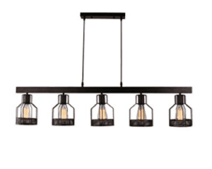 industrial light chandelier