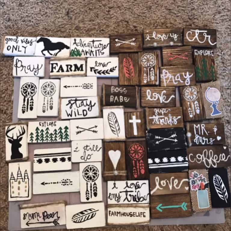 The EASIEST Rustic DIY Wood Magnets Made From a Ruler.