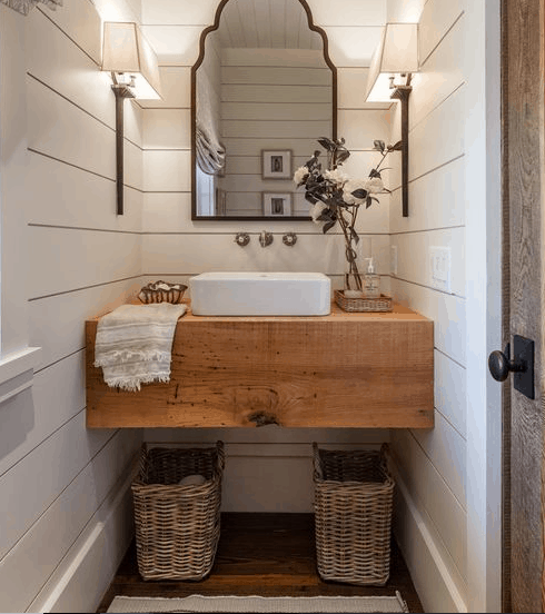 31 lookalike Fixer Upper Bathrooms + 5 tips to help you decorate like a PRO!