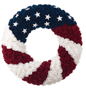 Patriotic Wreath Red White Blue Wreath Flag Wreath