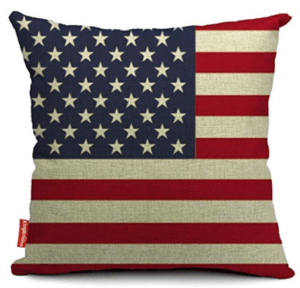 Patriotic Pillow Red White Blue Pillow Flag pillow