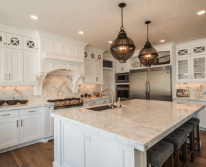 White Farmhouse Kitchen Neutral White Kitchen