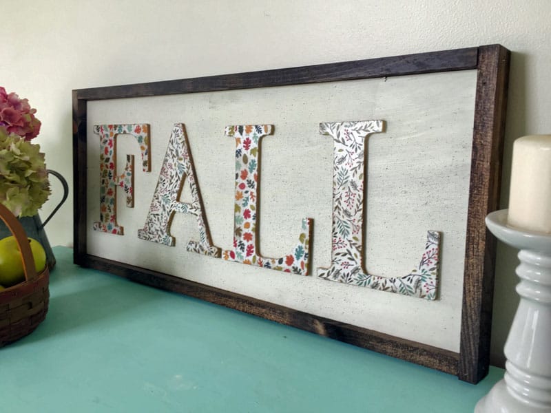 diy fall wood sign fall art diy wood sign