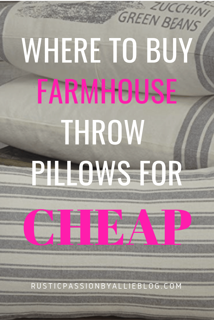 Farmhouse Throw Pillow - Farmhouse Pillows for Cheap - Affordable Farmhouse Pillows - Farmhouse Home Decor