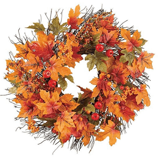 pumpkin wreath fall wreath fall leaves decor autumn home decor fall home sunflower wreath orange fall wreath