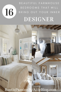 Look at all the shiplap, neutral white and rustic wood beams. These master bedrooms are Joanna Gaines lookalikes. It's the perfect touch of modern farmhouse. Get inspired to find your dream affordable farmhouse bedding, and master bedroom neutral decor. #joannagaines #farmhousemasterbedroom #modernfarmhousebedroom #neutralbedroom