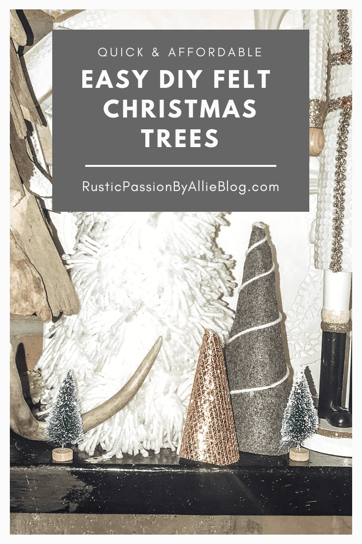 DIY Felt Christmas Tree - Felt Christmas Tree - DIY Christmas Home Decor - DIY Christmas Decor - DIY Farmhouse Christmas Decor - DIY Christmas Crafts