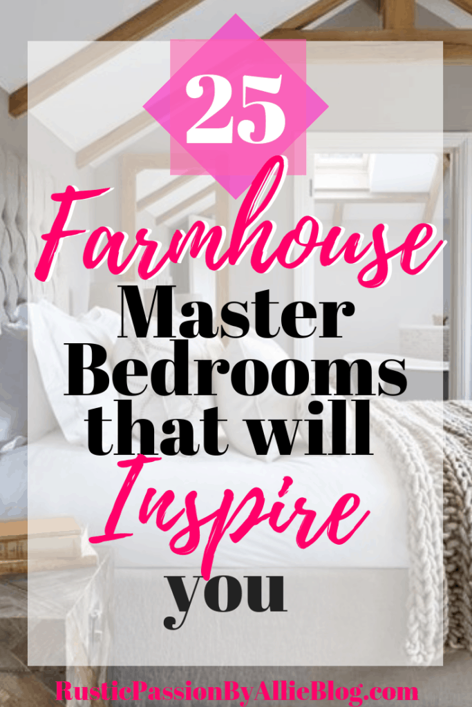 Farmhouse Home Decor - Farmhouse Master Bedroom - Master Bedroom - Neutral Master Bedroom - White Master Bedroom