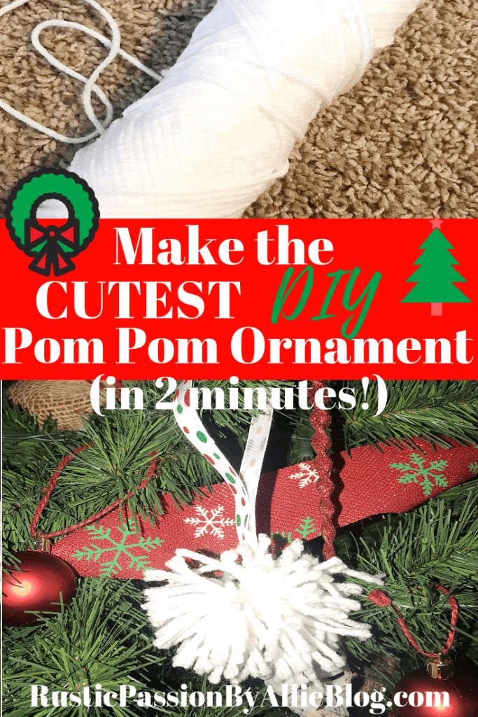 DIY Pom Pom Ornament