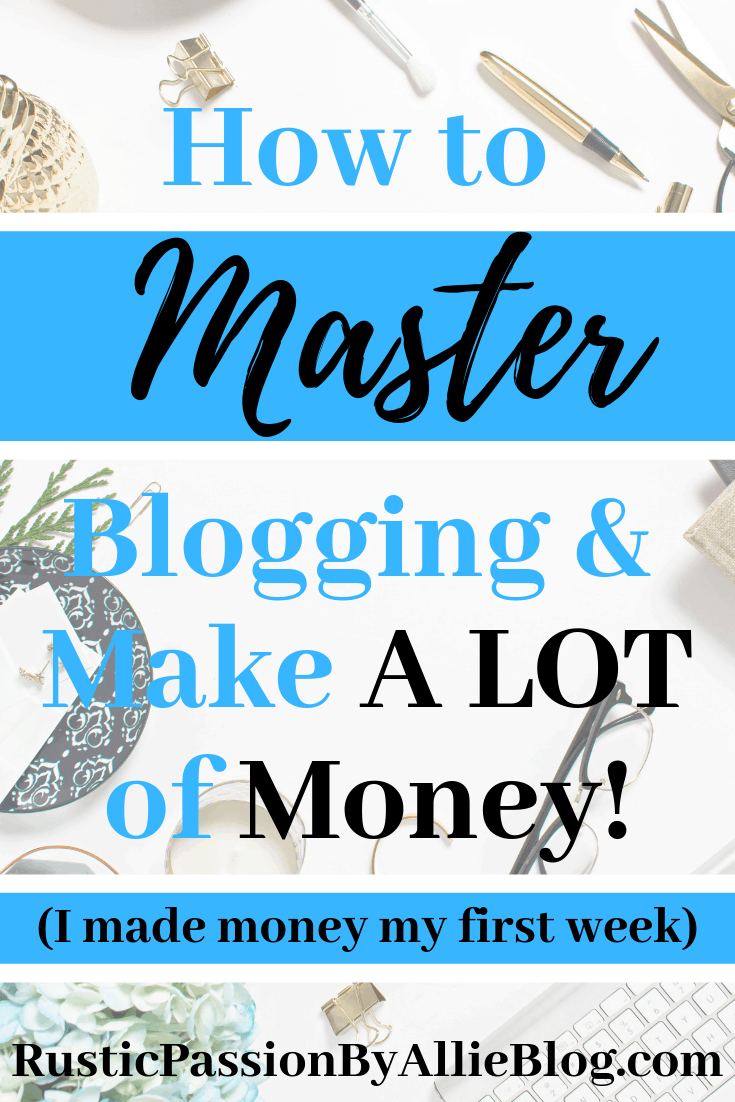 How to start a profitable blog the easy way. You can start making money from home quickly in a few steps. #Bloggingtips #makemoneyfromhome #makemoneyblogging