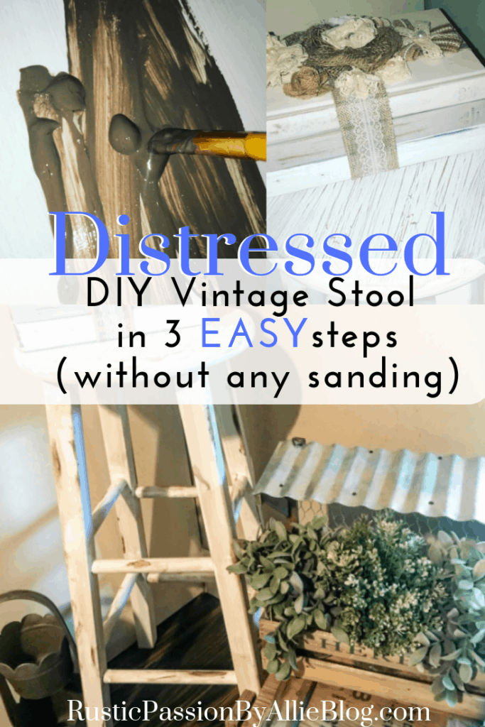 How to Distress Furniture without Sanding. This DIY Makeover is so FUN!