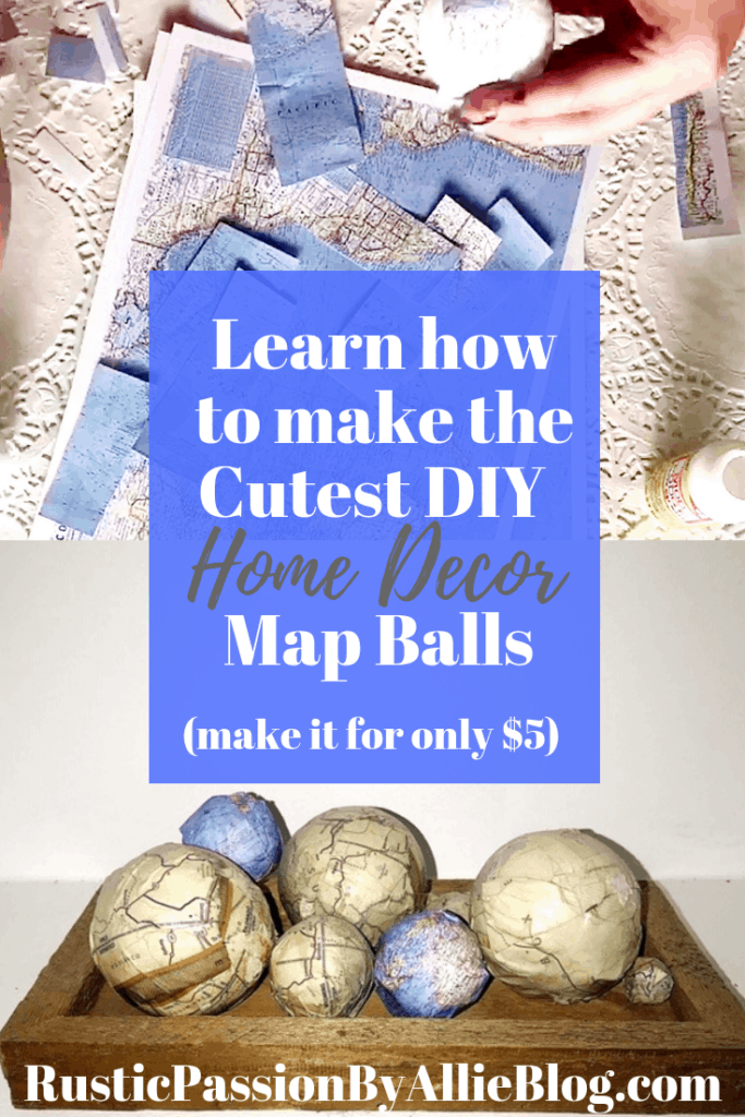 Learn Exactly How to Make Cute DIY Map Decor Balls