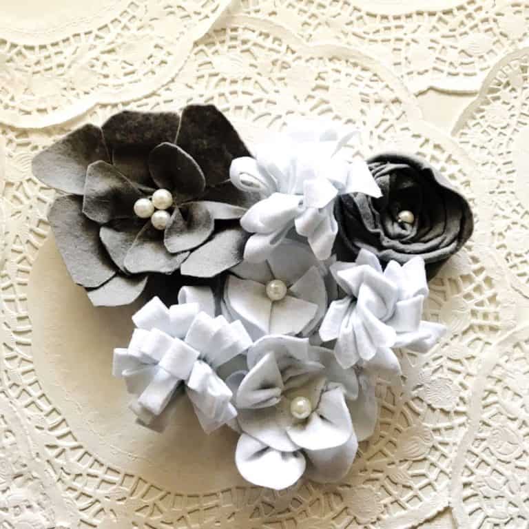 Learn How to Make 7 Different Easy No-Sew DIY Felt Flowers.