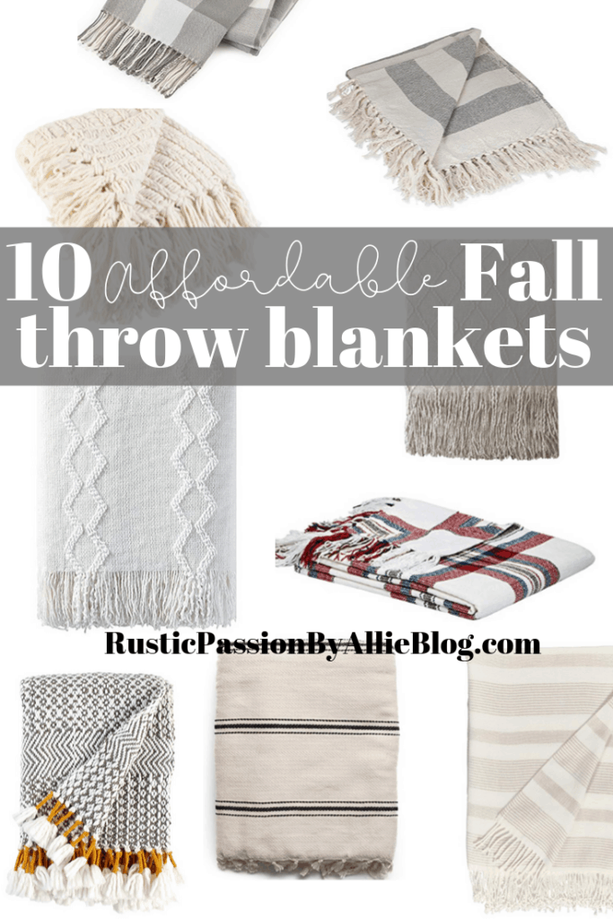 10 affordable fall throw blankets