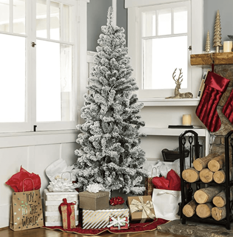 13 of the Best Flocked Christmas Trees That You Can Actually Afford.