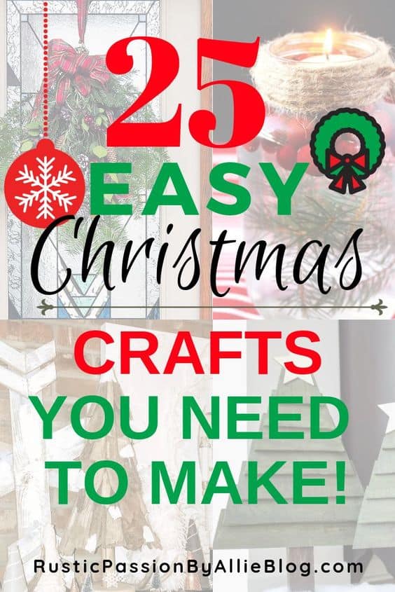 25 easy christmas crafts you need to make