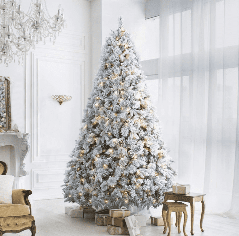 13 of the Best Flocked Christmas Trees That You Can Actually Afford.