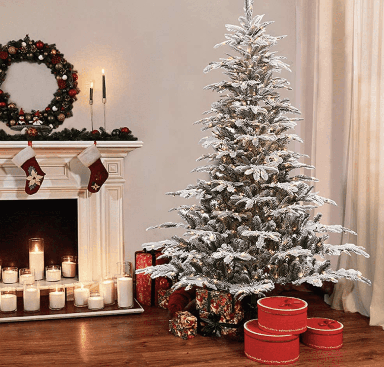 13 of the Best Flocked Christmas Trees That You Can Actually Afford.
