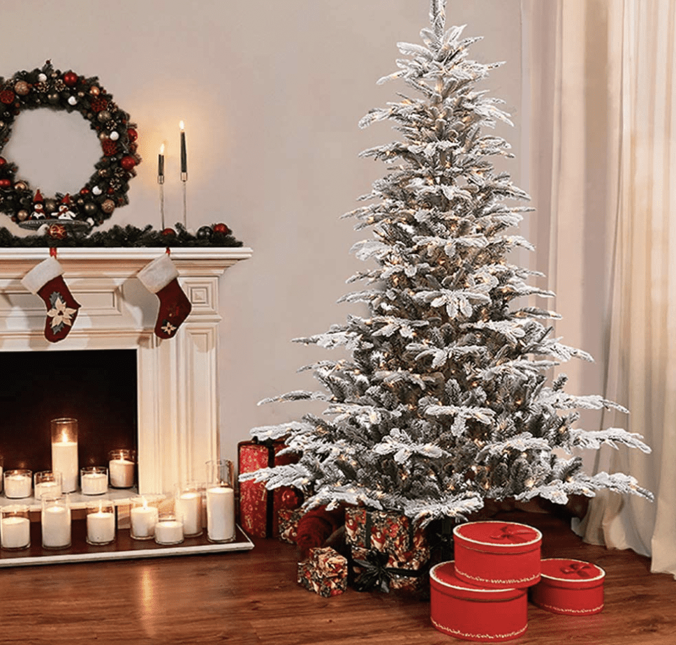 flocked-christmas-trees-3