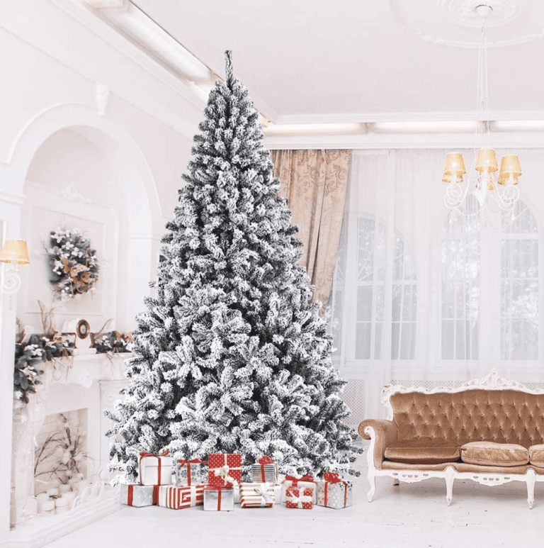 13 of the Best Flocked Christmas Trees That You Can Actually Afford.