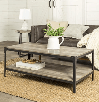 15 Affordable Farmhouse Coffee Table White & Rustic Wood +5 decor tips