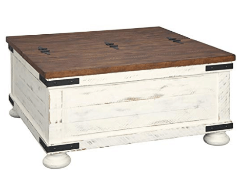 farmhouse coffee table white