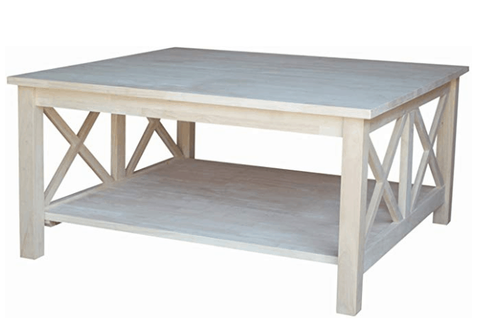 farmhouse coffee table white