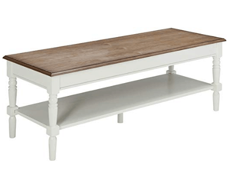 farmhouse coffee table white