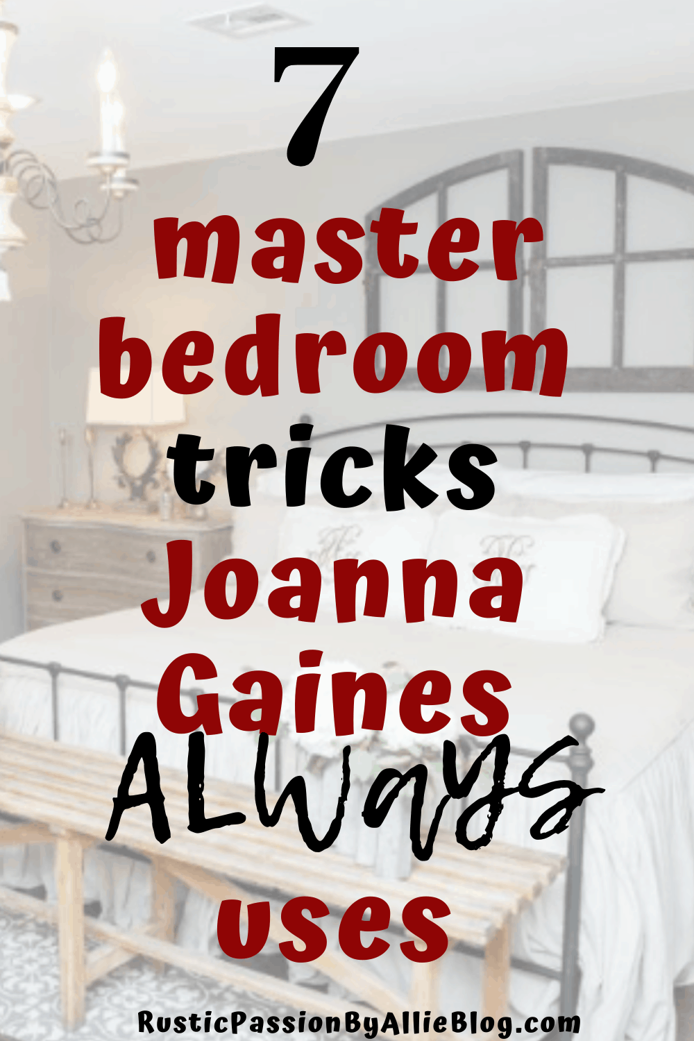 Fixer Upper Bedroom Design Ideas