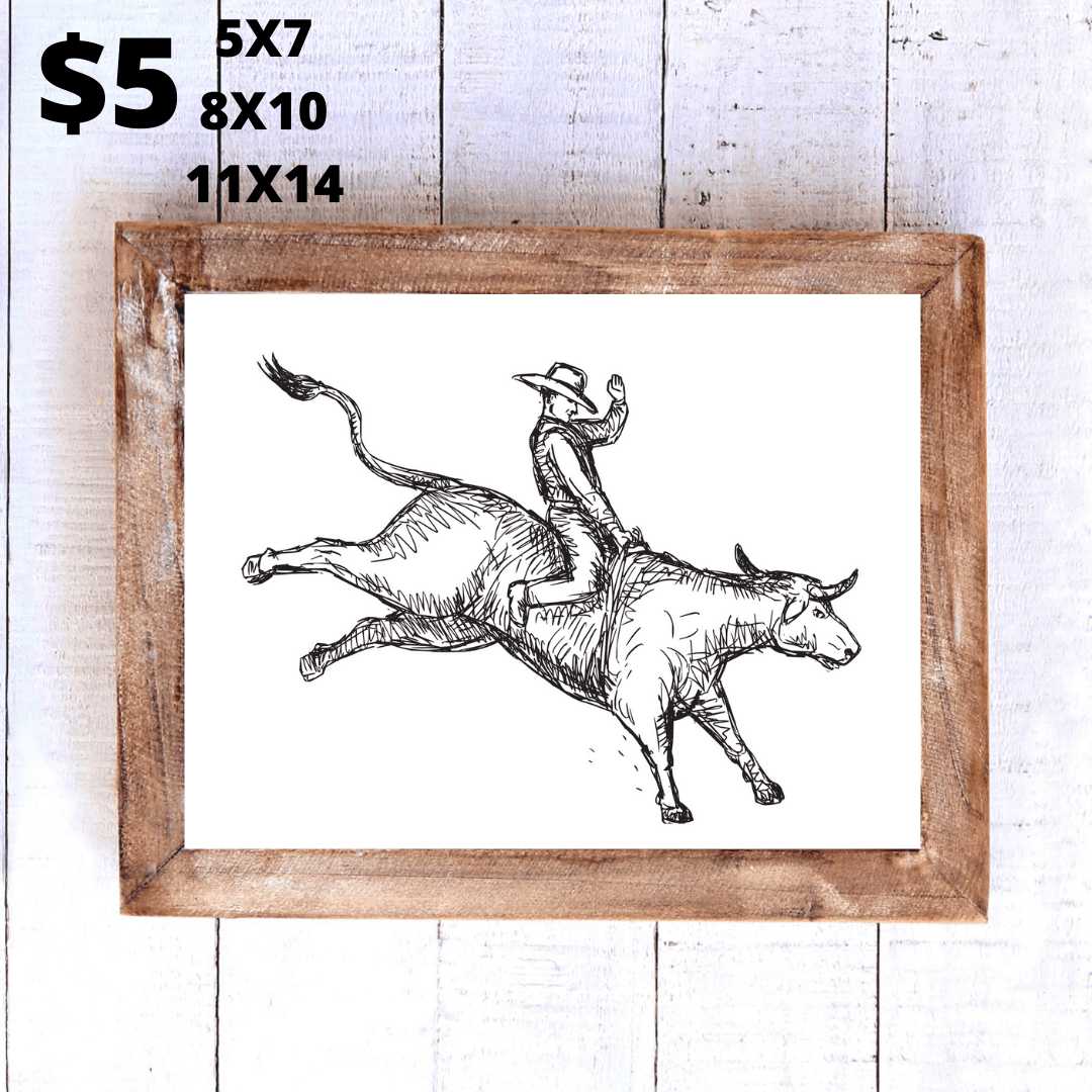 bull-rider-printable